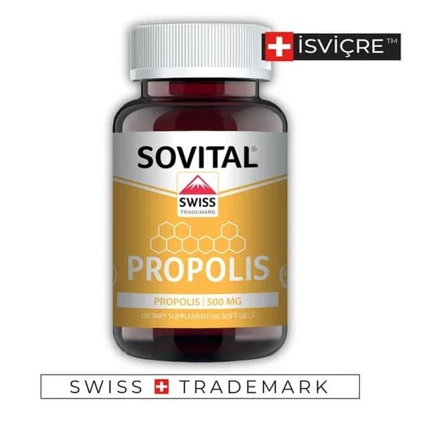 Sovital Propolis 500 mg - Immunsupport Weichkapseln, 60 Stück