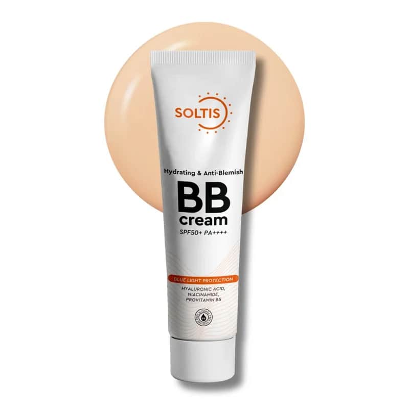 Soltis Feuchtigkeitsspendende BB-Creme SPF50 - Helle Nuance 30 ml
