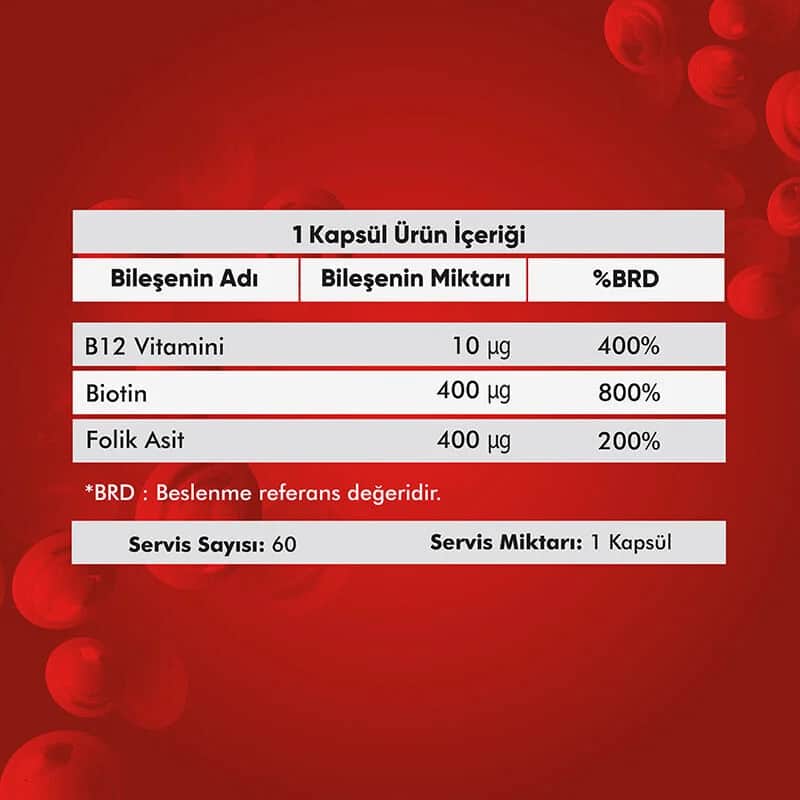 Voop Vitamin B12 Kapseln - Energie- &amp; Gehirnunterstützung, 60 Stück