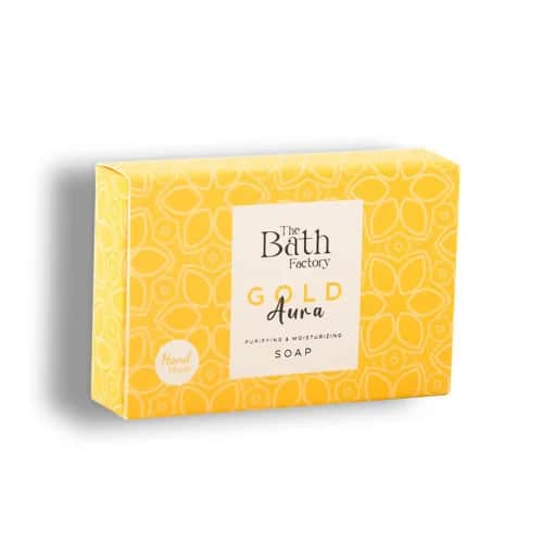 The Bath Factory Gold Aura Seife - Hand, Gesicht &amp; Körper 80g