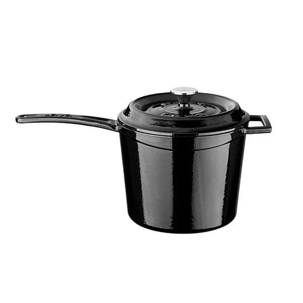 LAVA Gusseisen Rundtopf mit Emaille-Beschichtung 18cm