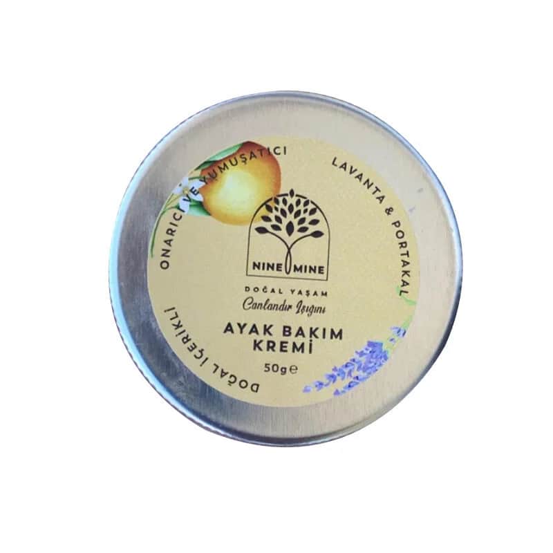 Beruhigende natürliche Fußpflegecreme - 50 ml