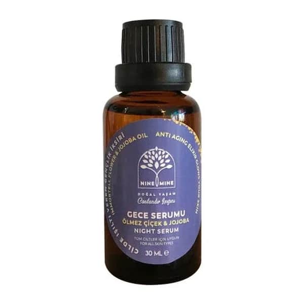 Nine Mine Unsterbliche Blume Jojoba Nachtserum 30ml