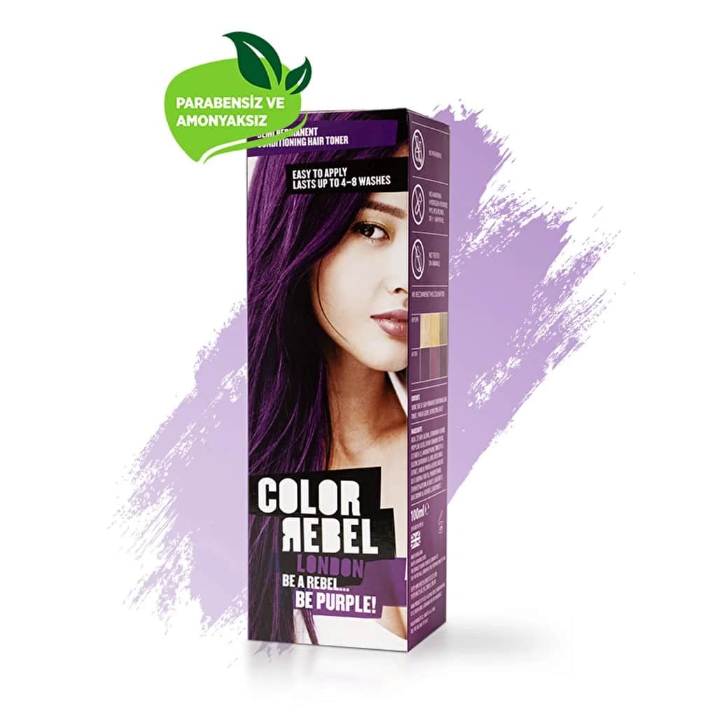 Color Rebel London Lila Semi-Permanente Haarfarbe 100ml