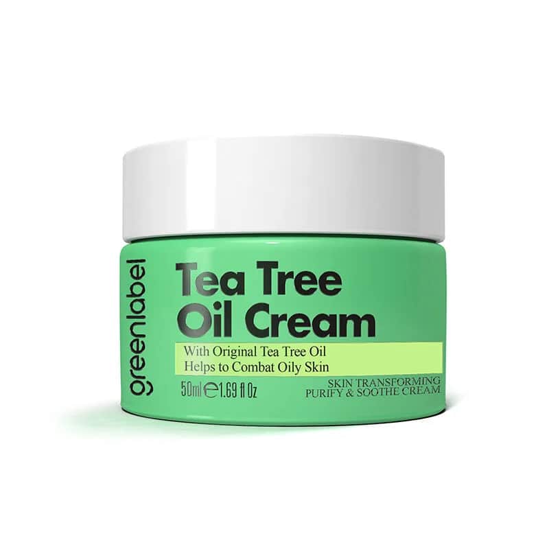 Teebaumöl-Creme 50ml von Greenlabel - Aknebehandlung &amp; Hydratation