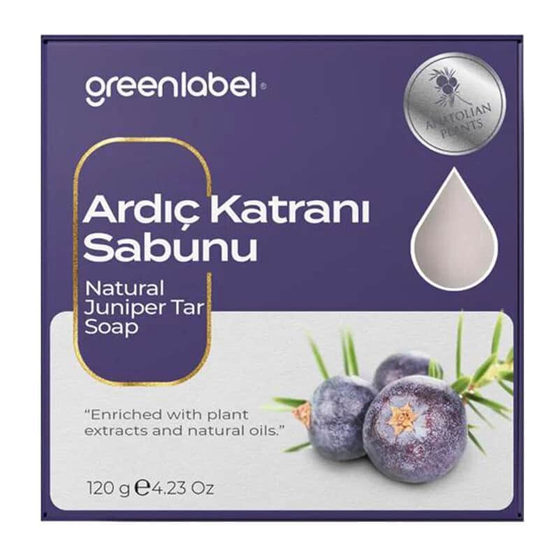 Wacholderteerseife 120g von Greenlabel - Natürliche Hautpflege-Seife
