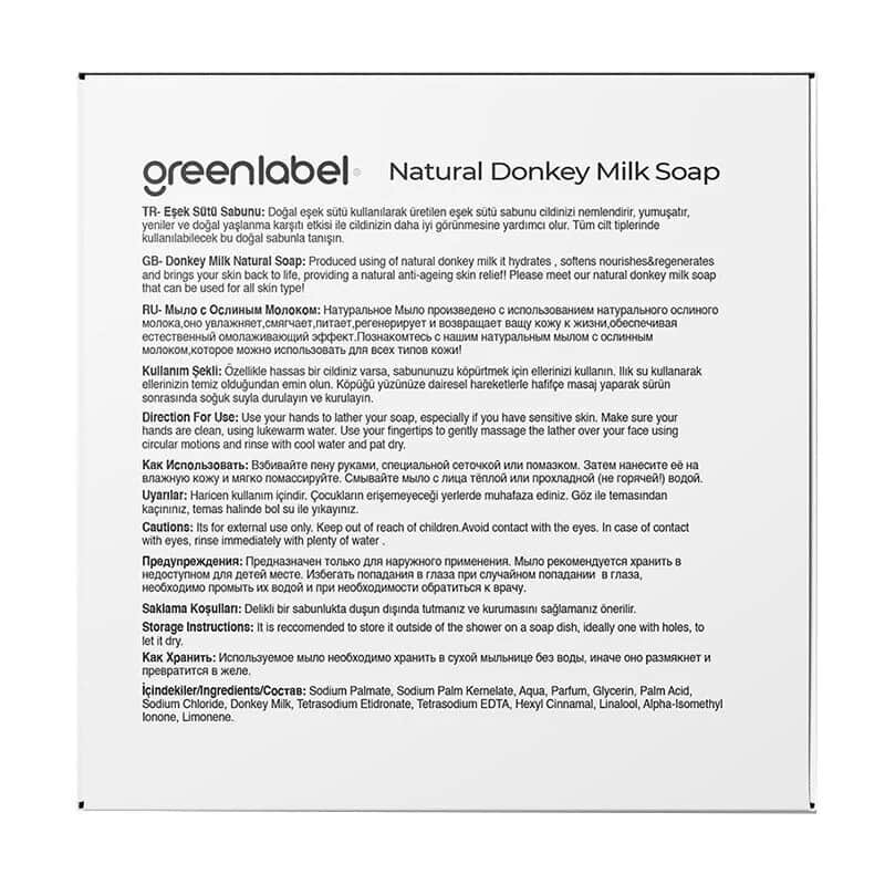 Grünlabel Nährende Eselmilchseife 120g
