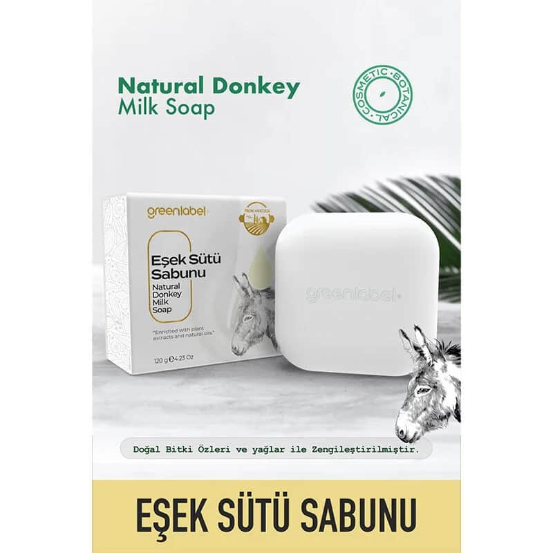 Grünlabel Nährende Eselmilchseife 120g