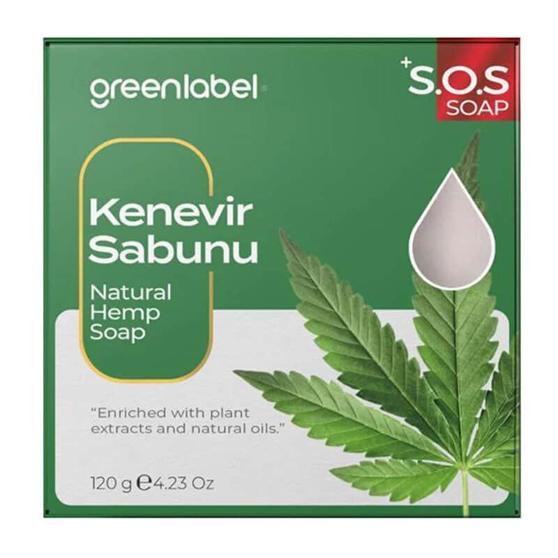 Grünlabel Bio Hanfseife - Pflegend 120g