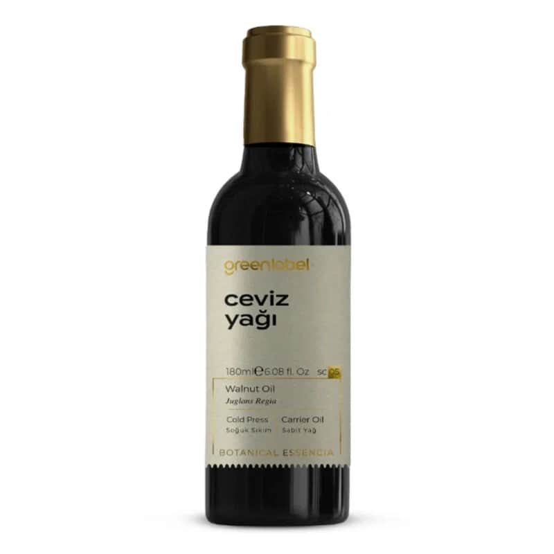 Walnussöl 180ml von Greenlabel - Kaltgepresst, Bio, Nahrhaft
