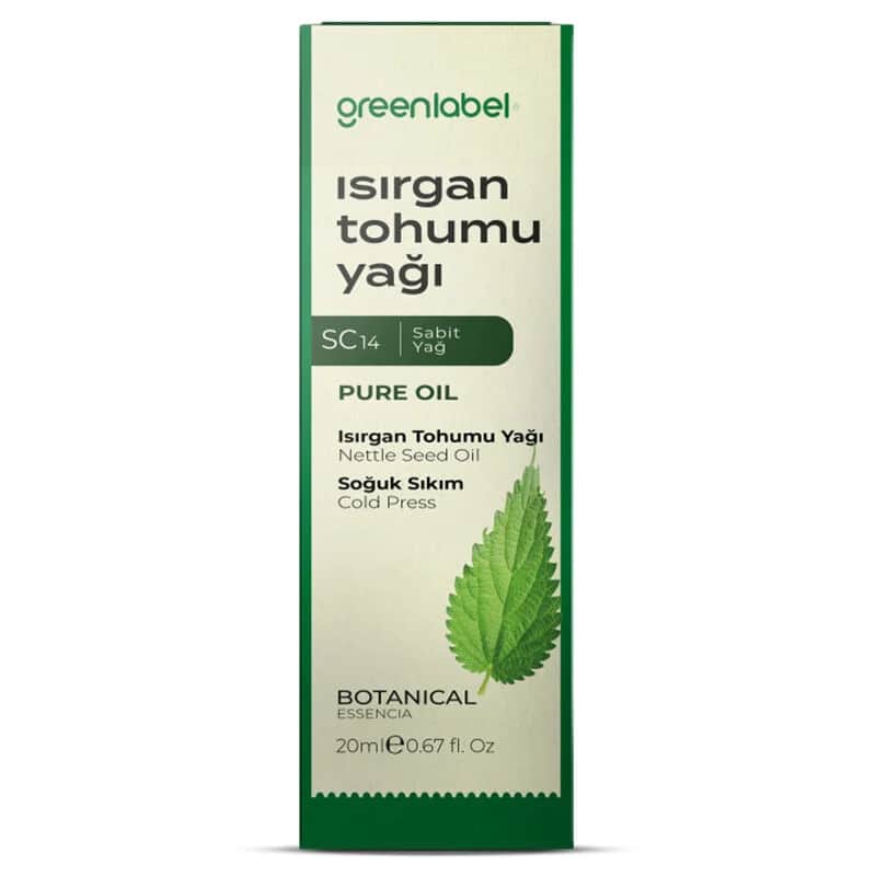 Brennnesselsamenöl 20ml - Bio-Haar- und Hautnährstoff von Greenlabel