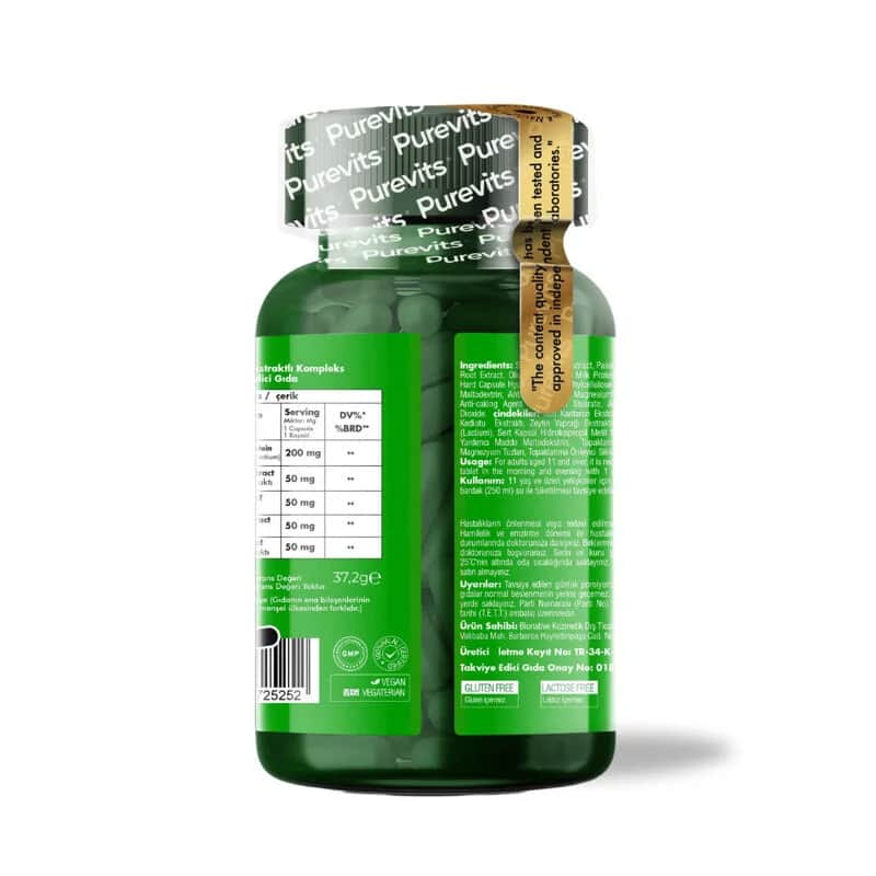 Purevits Johanniskraut 500 mg Vegane Kapseln - 60 Stück