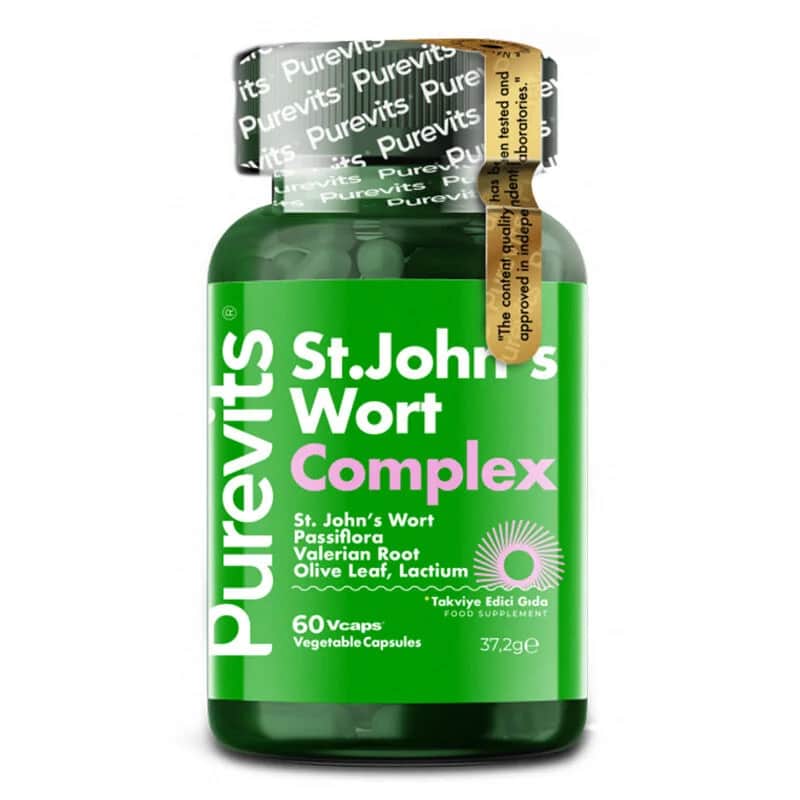 Purevits Johanniskraut 500 mg Vegane Kapseln - 60 Stück