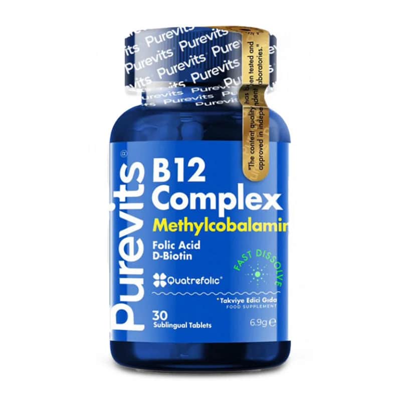 Purevits B12 Komplex Sublingualtabletten - 30 Tabletten
