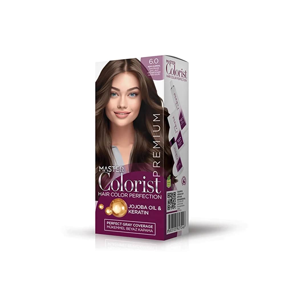 Dunkelblonde Creme-Haarfarbe mit Jojobaöl von Master Colorist