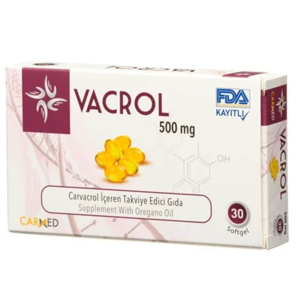 Carmed Vacrol 500 mg Kapseln - 30 Weichkapseln für die Gesundheit