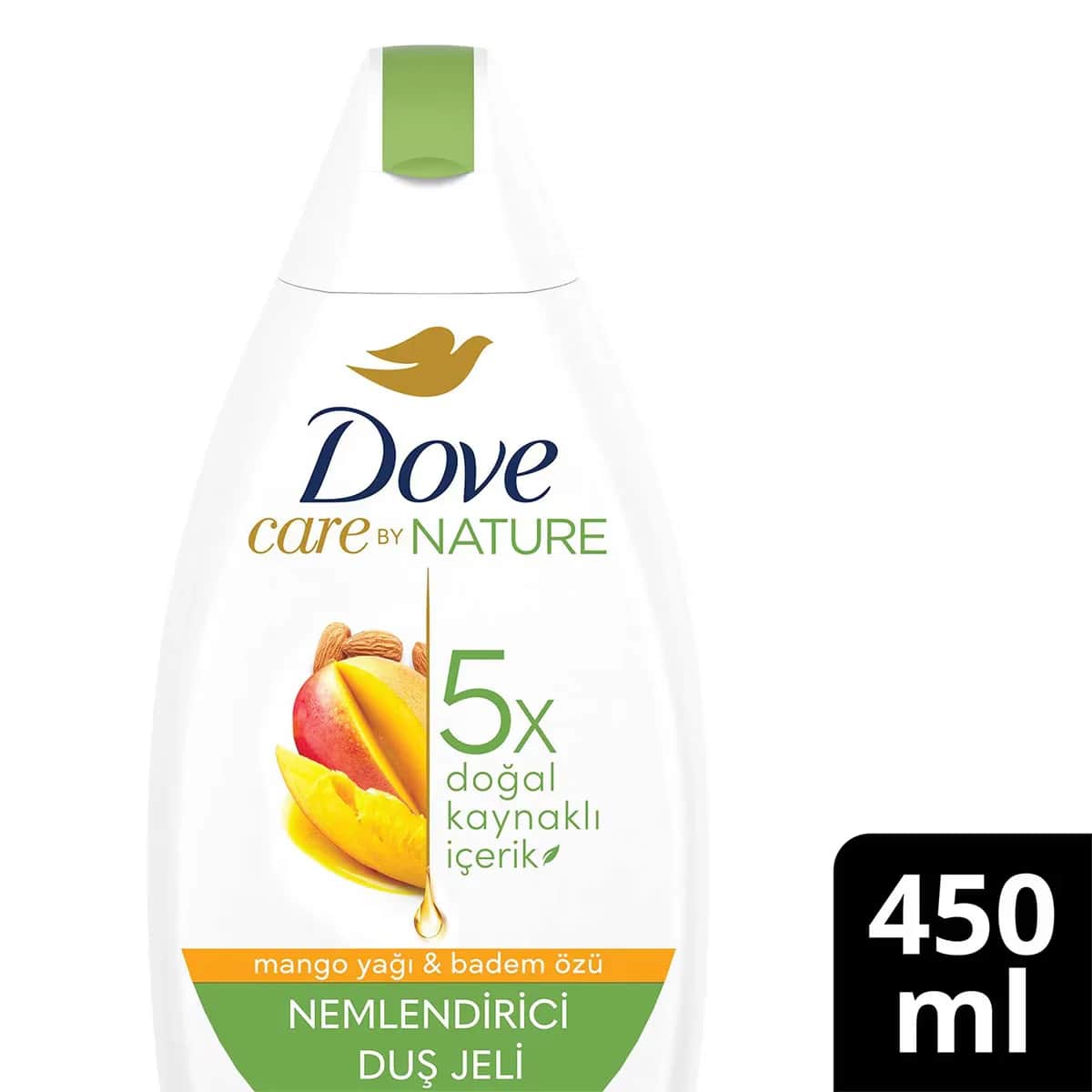 Dove Mangoöl &amp; Mandel-Extrakt Feuchtigkeitsspendendes Duschgel 450ml
