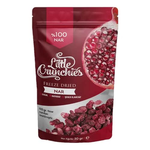 Little Crunchies gefriergetrockneter Granatapfel-Snack 30g