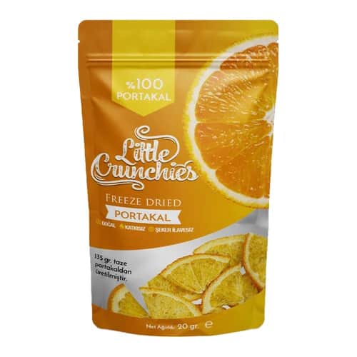 Little Crunchies Gefriergetrocknete Orangensnacks - 20g