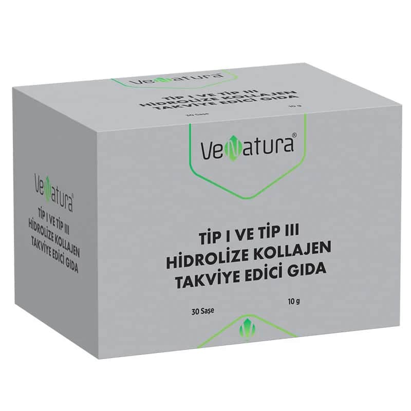 VeNatura Hydrolysiertes Kollagen Typ I &amp; III - 30 Sachets