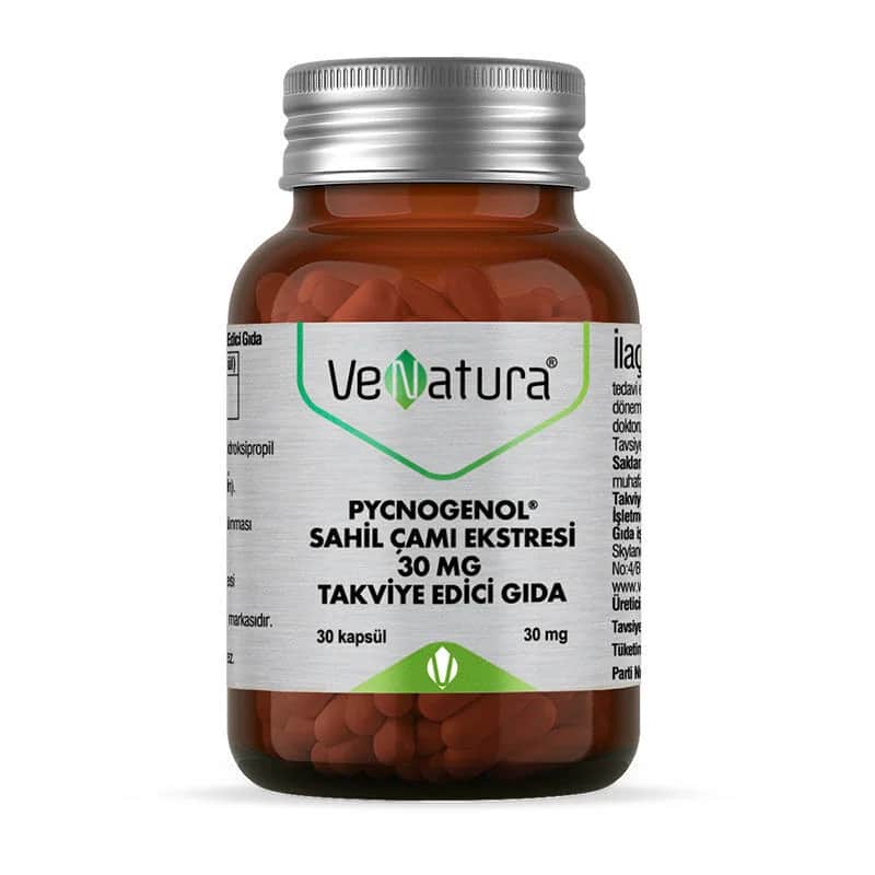 VeNatura Pycnogenol 30mg Maritimer Kiefernholzextrakt - 30 Kapseln