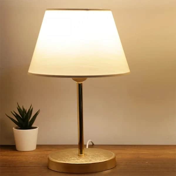 Homing Lara Gold Stoff Lampenschirm AYD