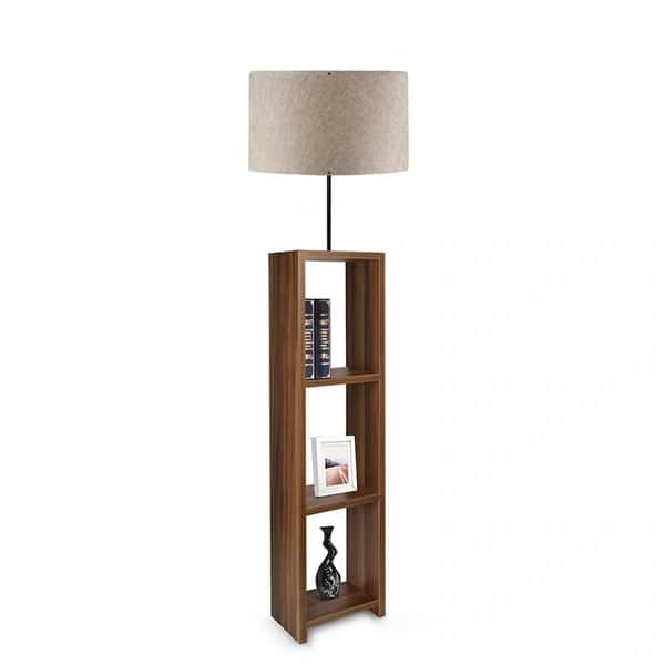 Homing Beiger Stehlampe mit Regal