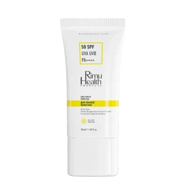 Rimu Health SPF50+ Hautausgleichende Sonnencreme gegen Unreinheiten 50ml