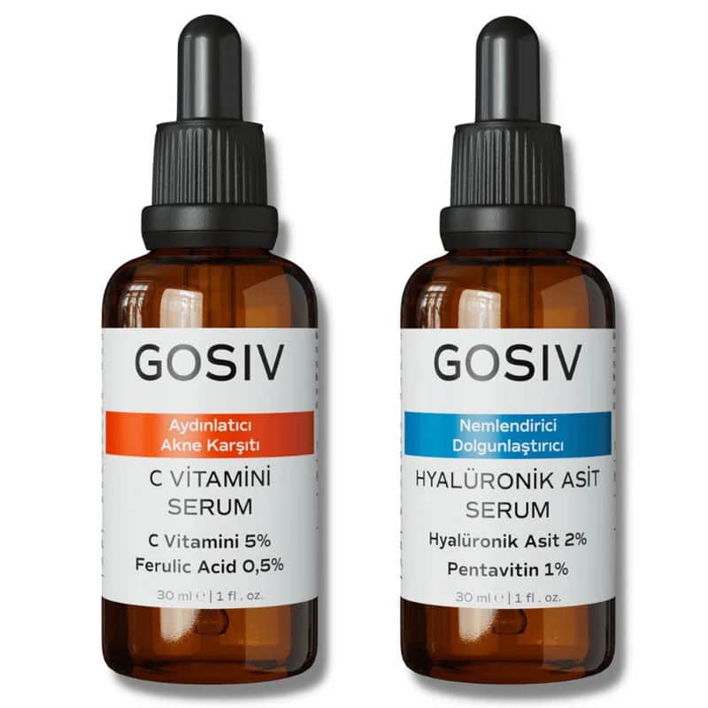Gosiv Trockenhautpflege-Set – Aufhellende &amp; Feuchtigkeitsspendende Essentials