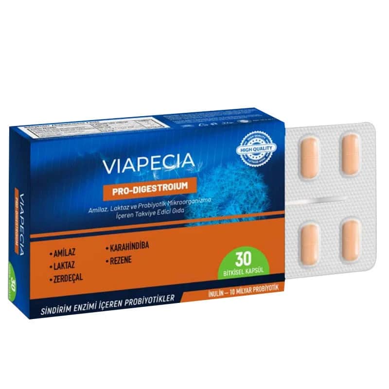 Viapecia Pro-Digestorium Kräuter Verdauungsunterstützung Tabletten