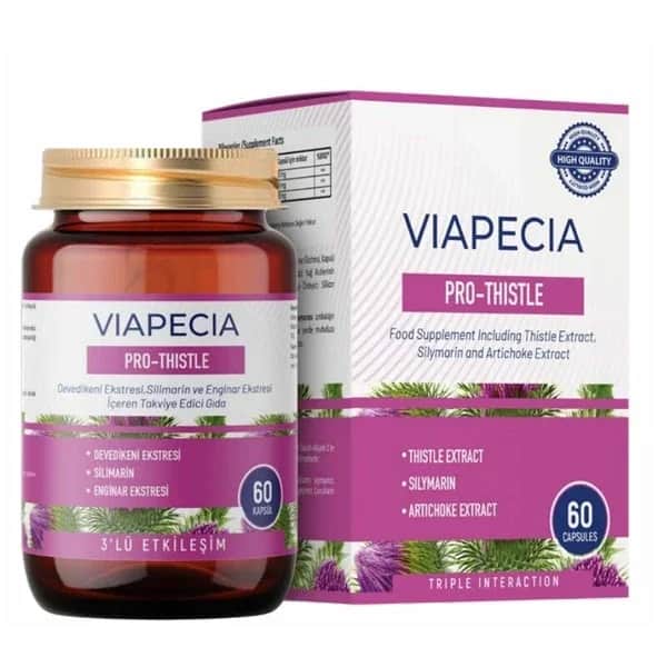 Viapecia Pro-Distel Nahrungsergänzungsmittel für Haarwachstum – 60 Kapseln