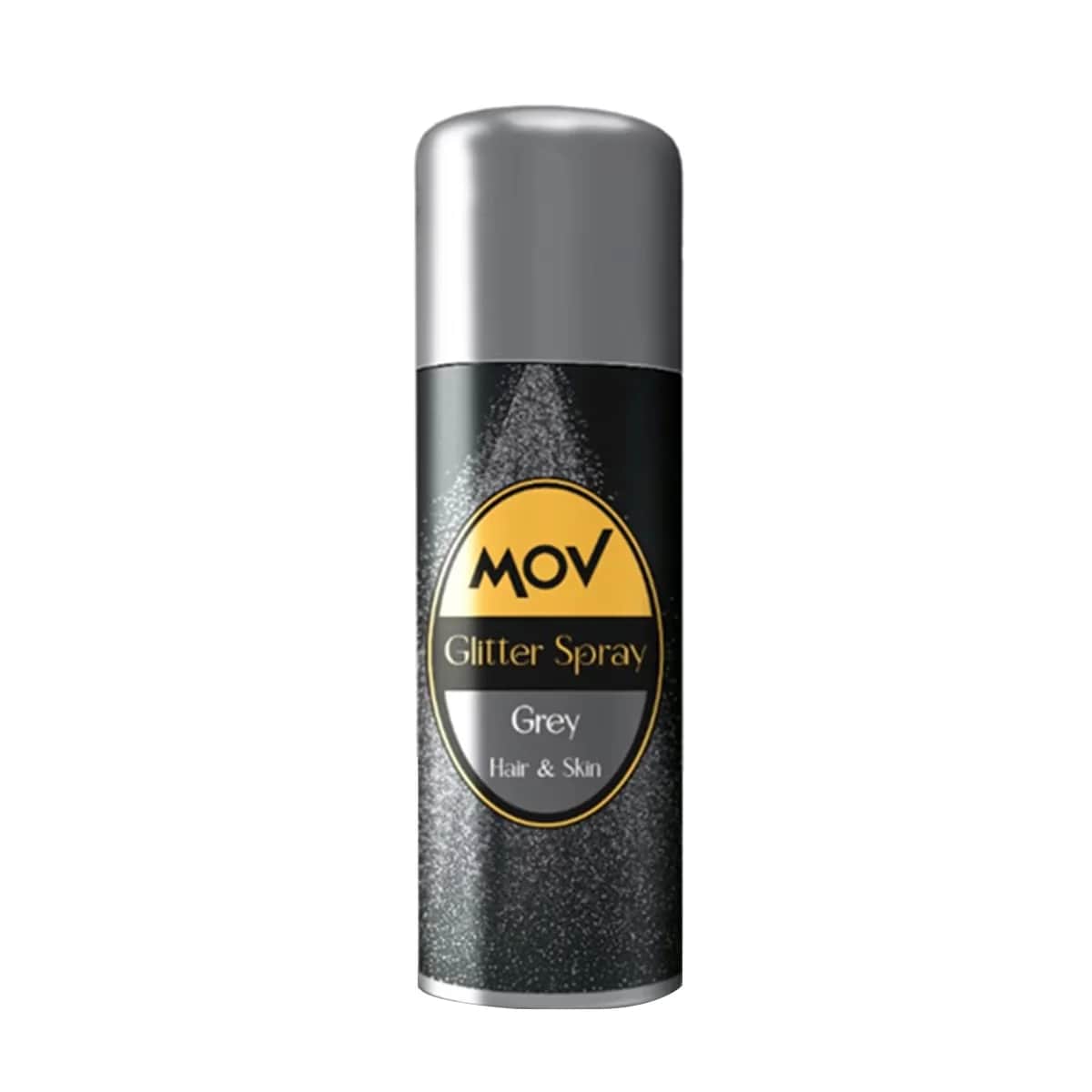 Mov Glitzer Spray Grau - Langanhaltender Glanz für Haar &amp; Körper