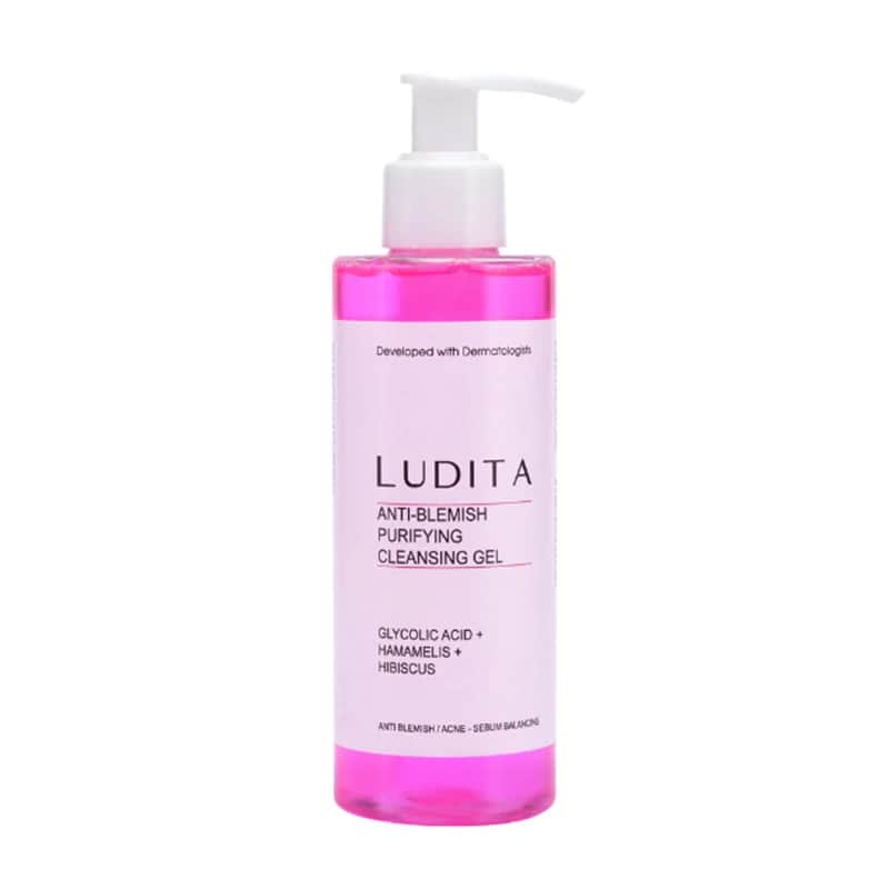 Ludita Hibiskus Gesichtsreinigungsgelee für unreine Haut 200ml