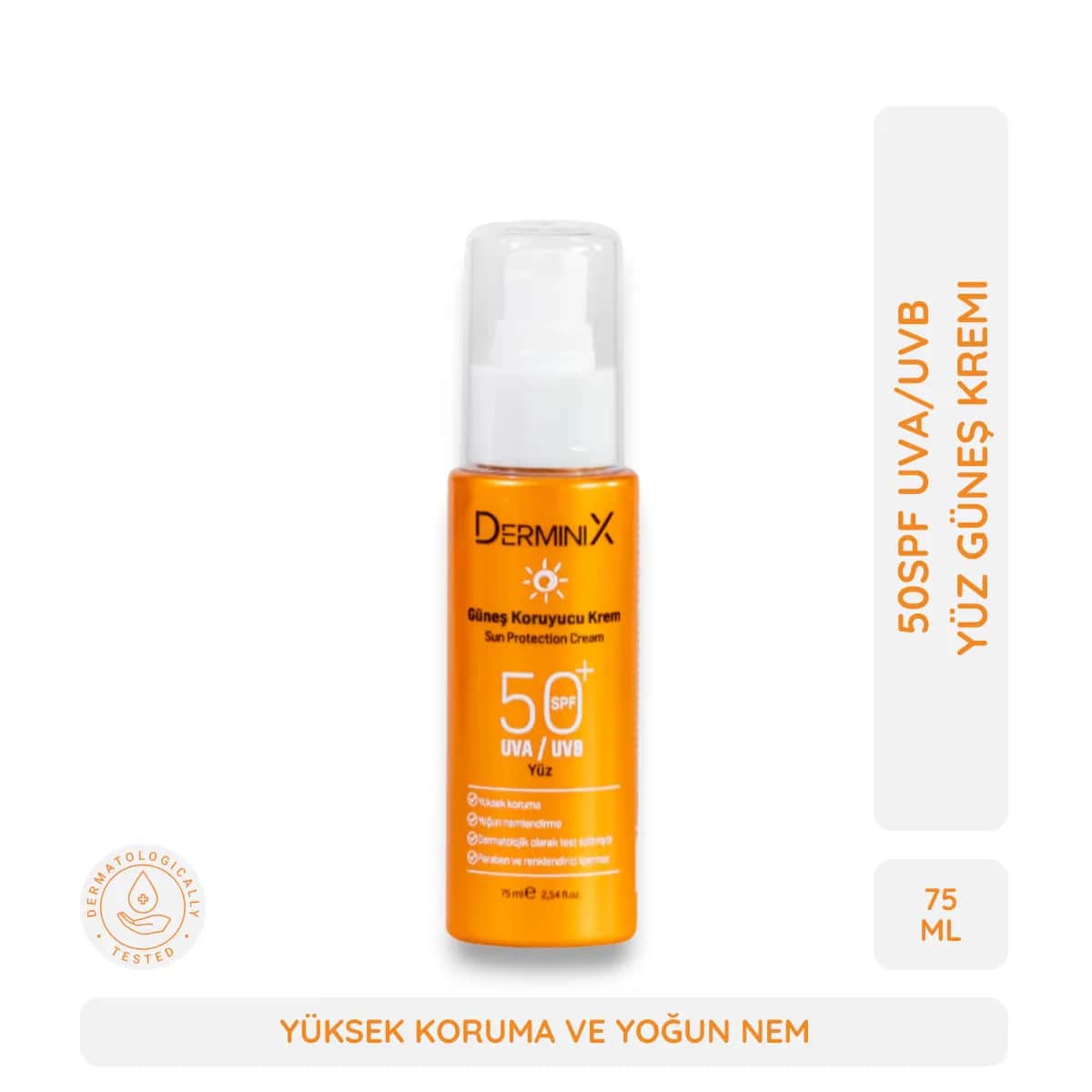 Derminix SPF 50 Feuchtigkeitsspendendes Gesichtssonnenspray