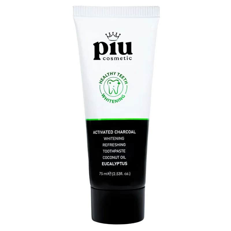 Piu Aktivkohle Zahnpasta - Aufhellend &amp; Frischer Atem 75ml