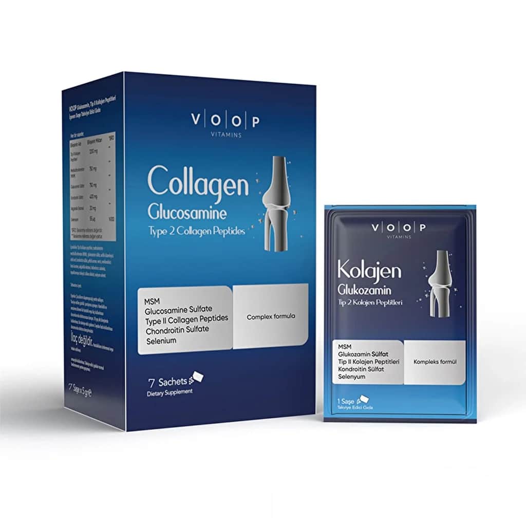 Voop Glucosamin Typ 2 Kollagen - 7 Beutel
