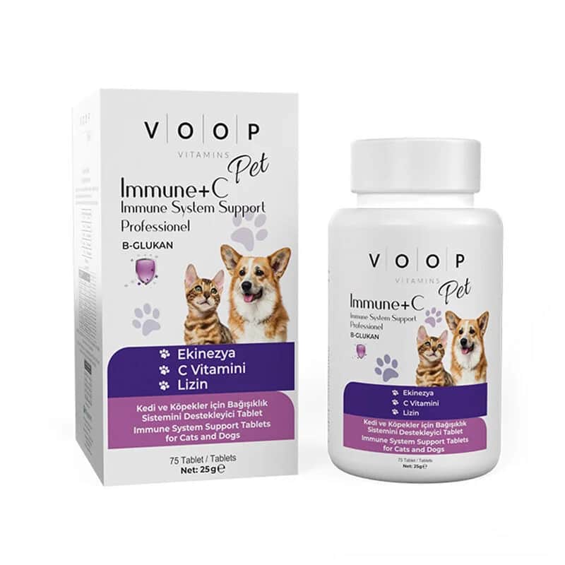 VOOP Immunsupport Tabletten für Katzen und Hunde - 75 Stück