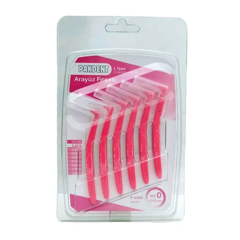 Pakdent L-Typ Interdentalbürste 0,40mm