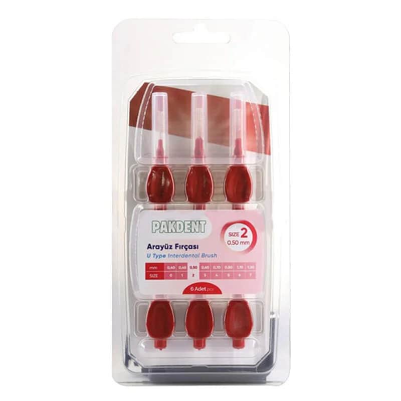 Pakdent U-Typ Interdentalbürste 0,50mm