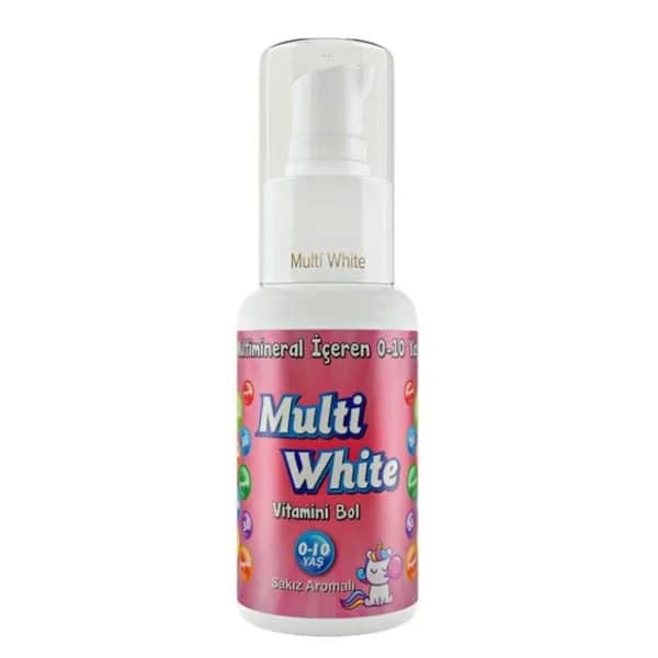 Multi White Kaugummi Geschmack Kinderzahnpasta - 50ml