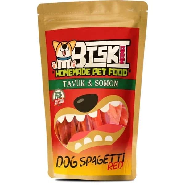 Biskimama Hühner- und Lachs-Pasta-Leckerlis 50g