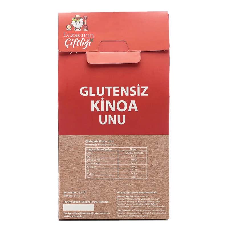 Glutenfreies Quinoa-Mehl 250g von Pharmacist's Farm