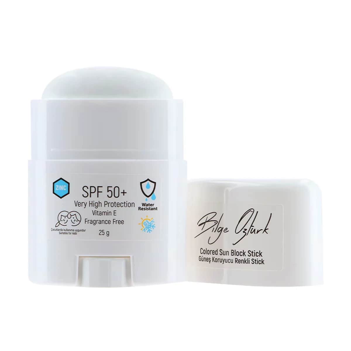 Färbender Sonnenschutzstick SPF 50 mit Zink und Vitamin E von Bilge Öztürk