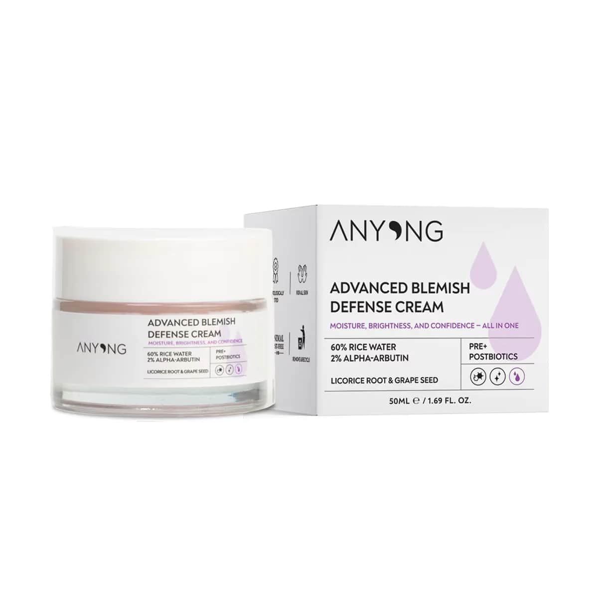Anyong Anti-Pickel Feuchtigkeitscreme mit Reiswasser 50ml