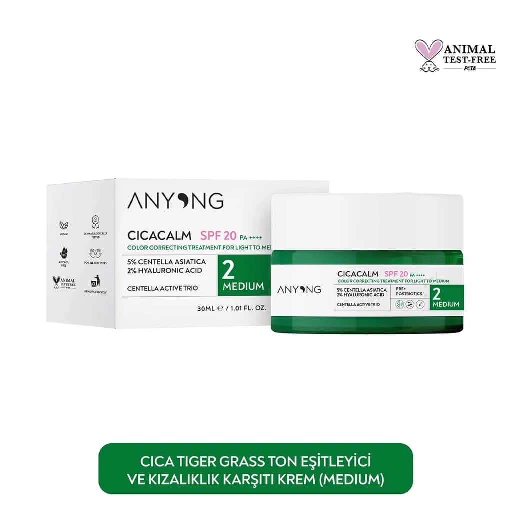 Anyong Cica Anti-Rötung Creme mit SPF 20