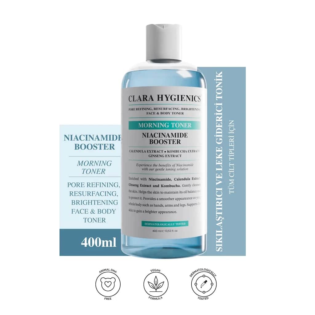 Clara Hygienics Niacinamid Festigender Toner 400 ml