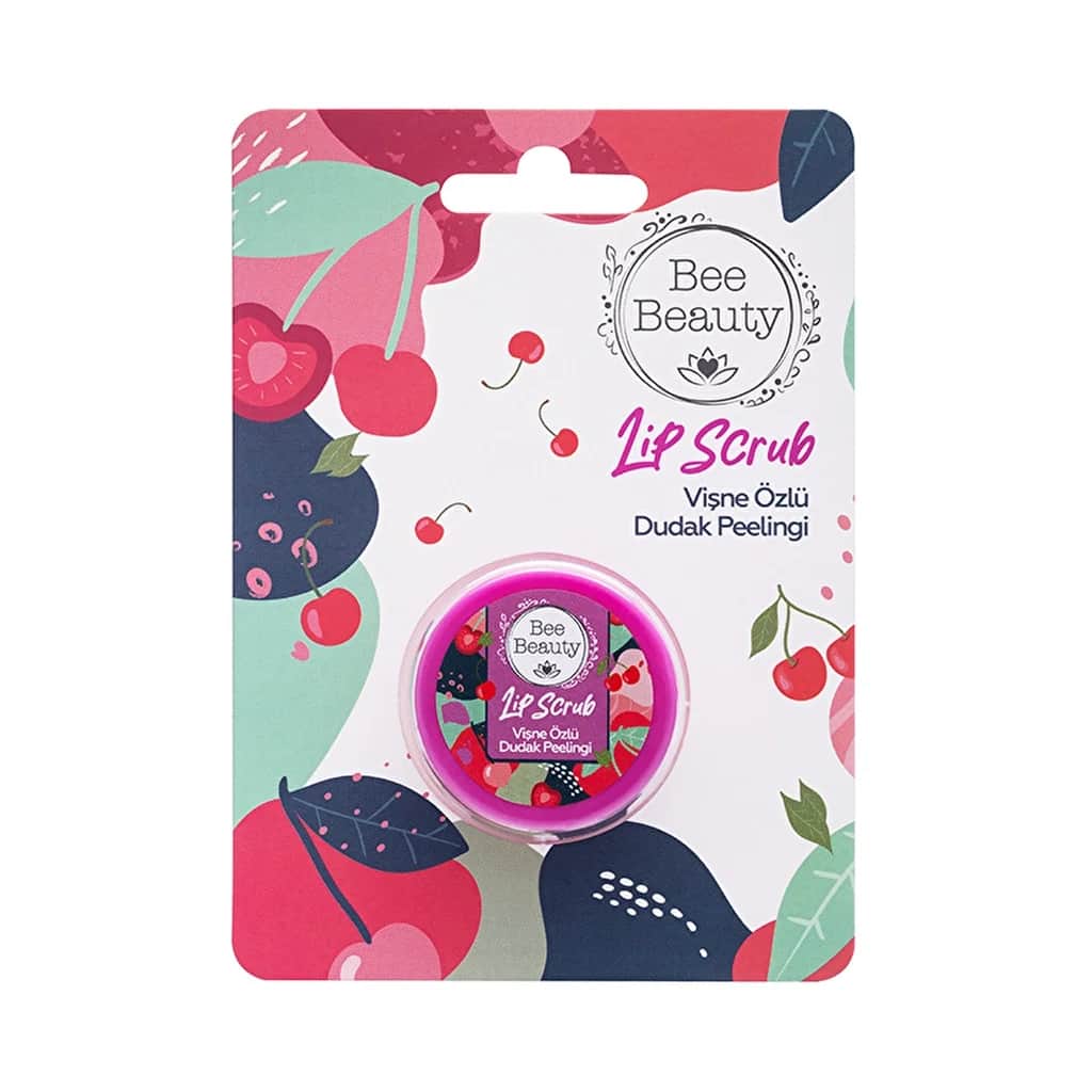 Bee Beauty Kirsch Lippenpeeling mit Vitamin E - 13g