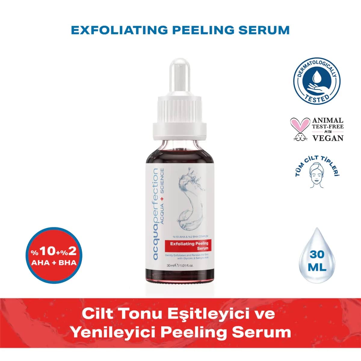 Acqua Perfection AHA BHA Peeling Serum 30ml