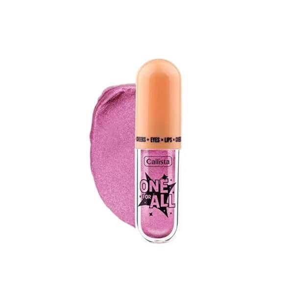 Callista One For All Pink Flüssig Lidschatten 3,3ml - Metallic Glanz