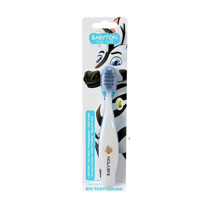 Babyton Bio Ultra Soft Zebra Kinderzahnbürste von Babyton